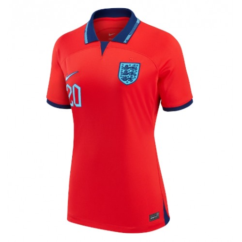 England Phil Foden #20 Bortedrakt Kvinner VM 2022 Kortermet England Phil Foden #20 Bortedrakt Kvinner VM 2022 Kortermet